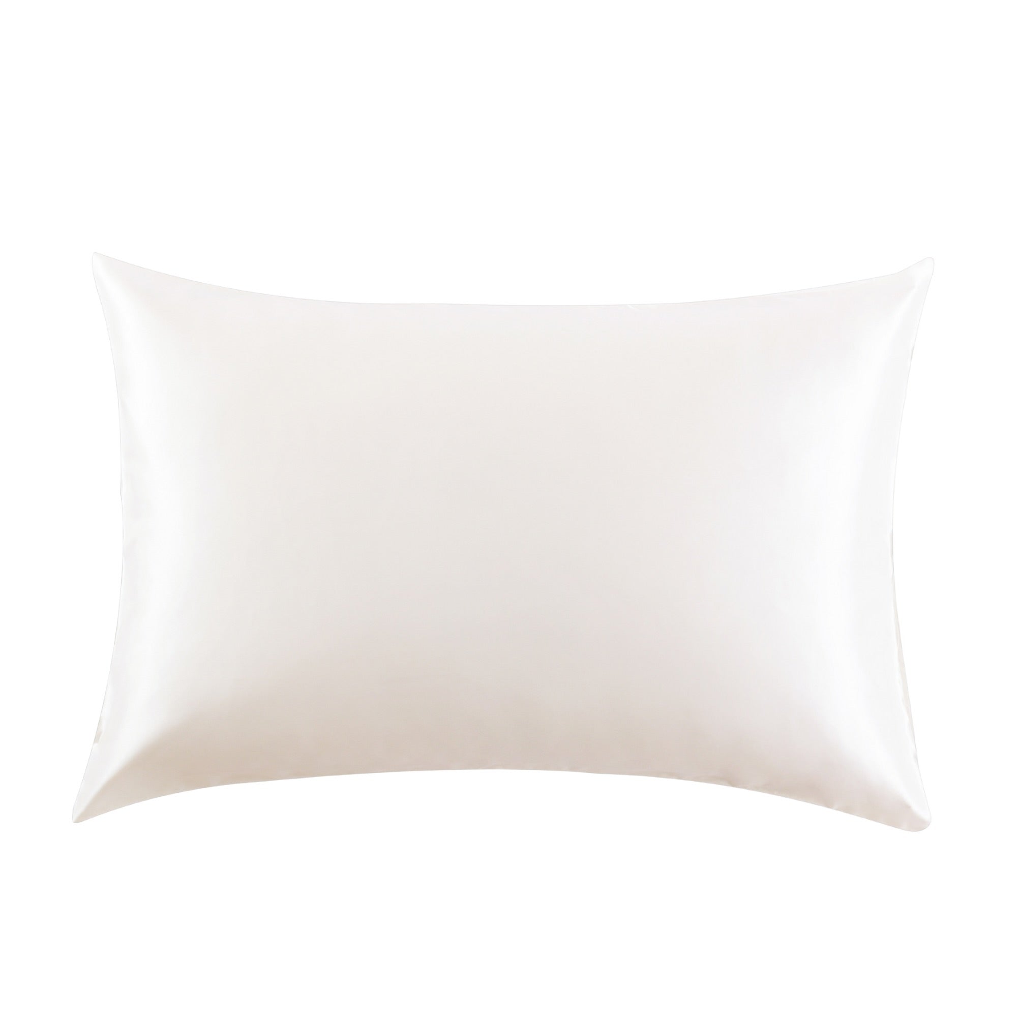 Ivory White Standard Silk Pillowcase