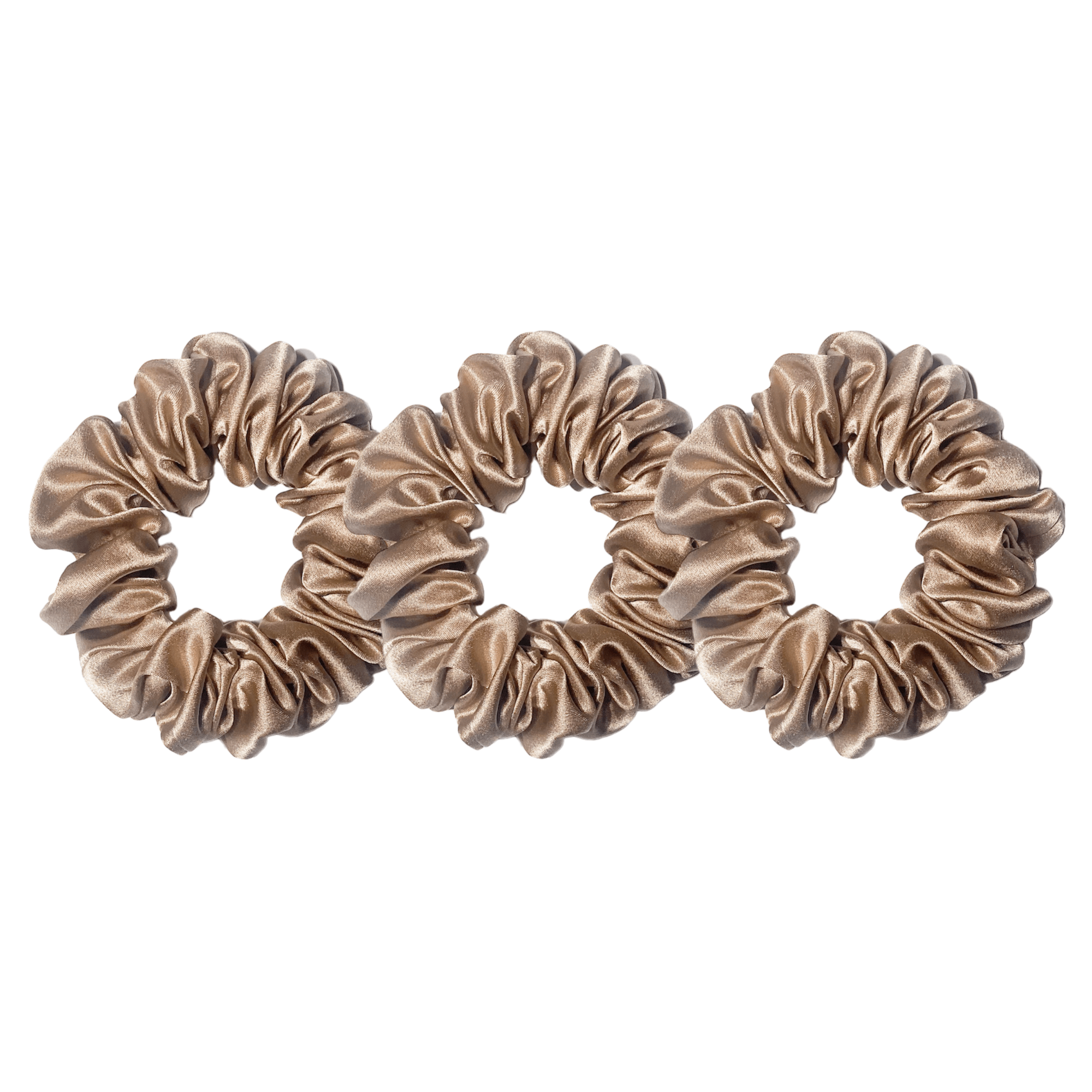 Silky neutral Hair Scrunchies  Amazon.com : SILKIE x4 Set 100% Pure Mulberry Silk Pink Nude  main image 3