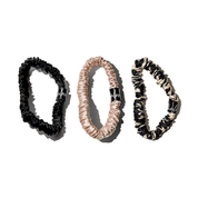 Skin Leopard Skinny Silk Scrunchie Set - Silknlove