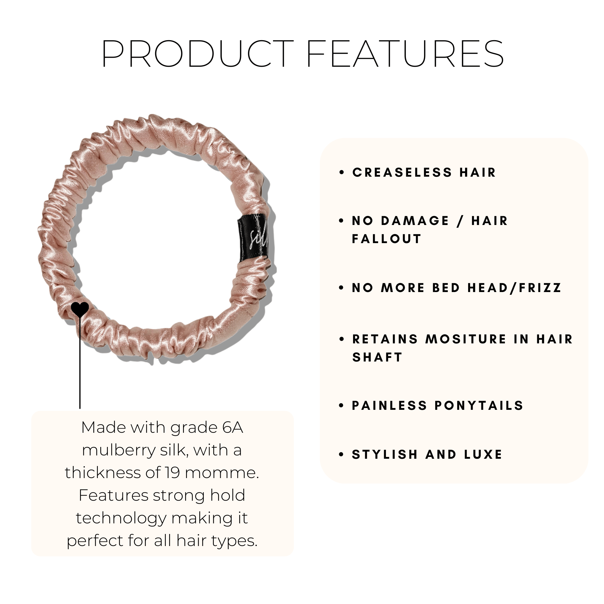 Skinny Silk Scrunchie - Silknlove