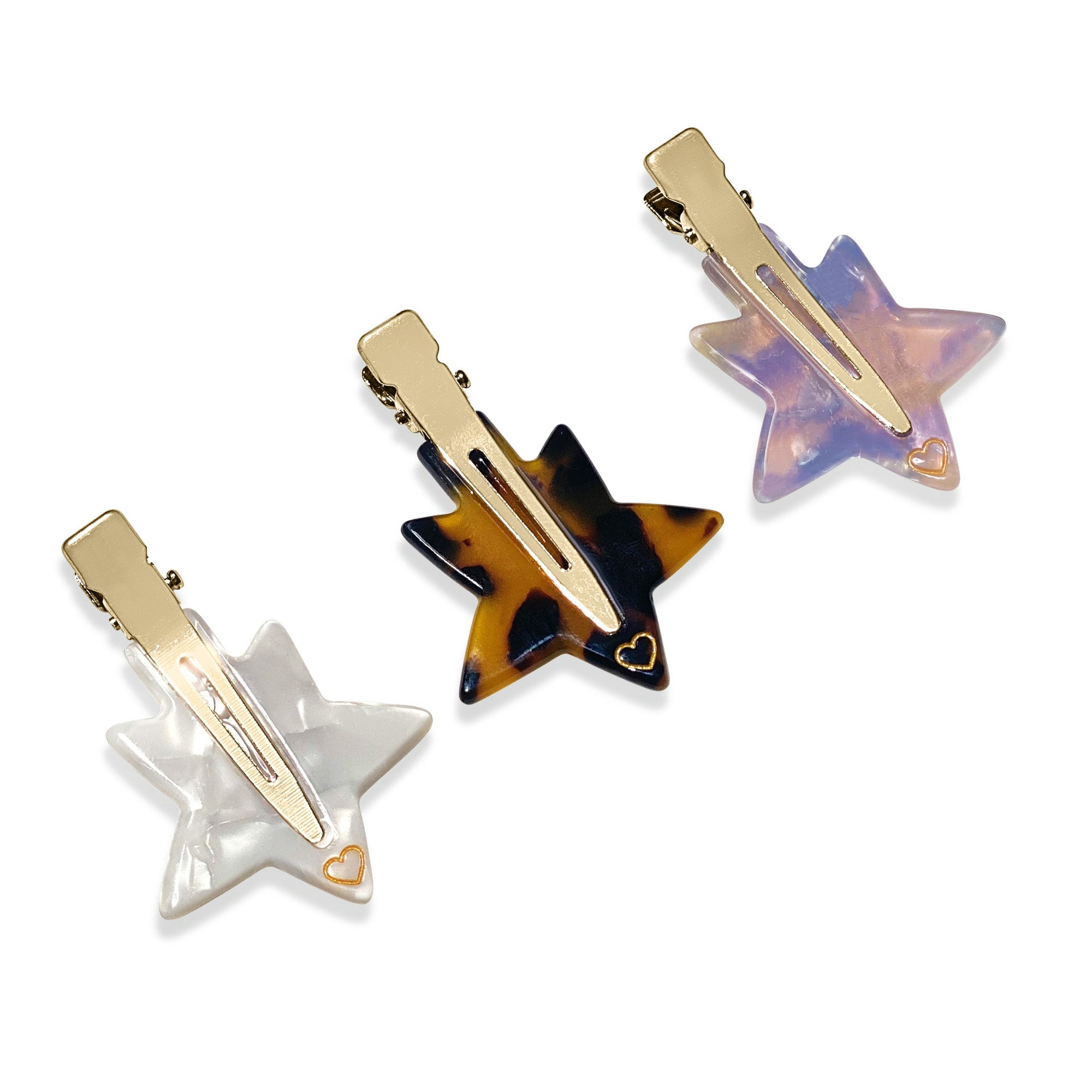 Star Creaseless Hair Clips - Silknlove
