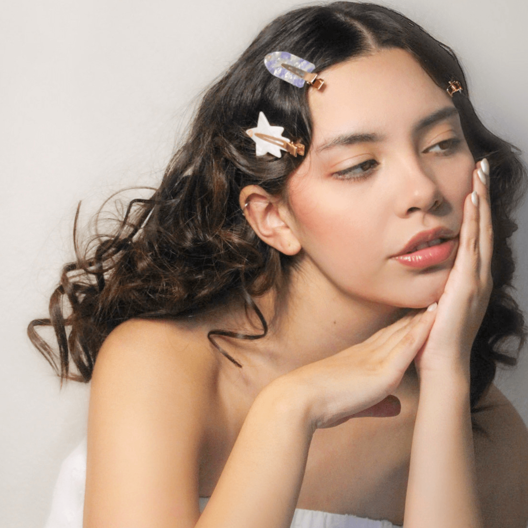 Star Creaseless Hair Clips - Silknlove