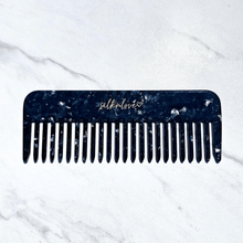 Load image into Gallery viewer, The Full Essential Comb - Silknlove, wide tooth comb, detangling comb, curly hair comb, acetate comb , kitsch comb, slip scrunchie, silk scrunchies
