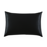 Black Standard Silk Pillowcase