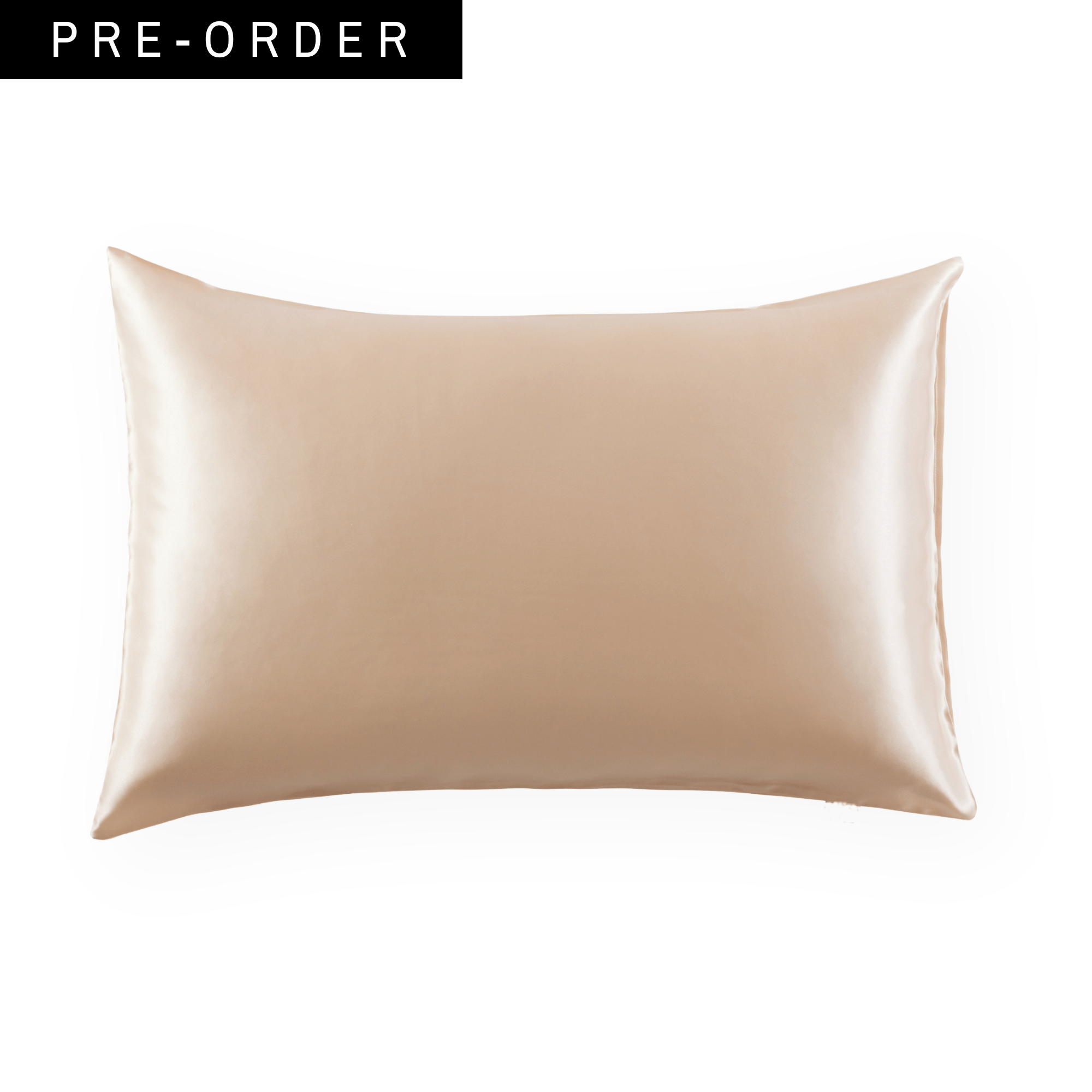 Black Standard Silk Pillowcase - Silknlove