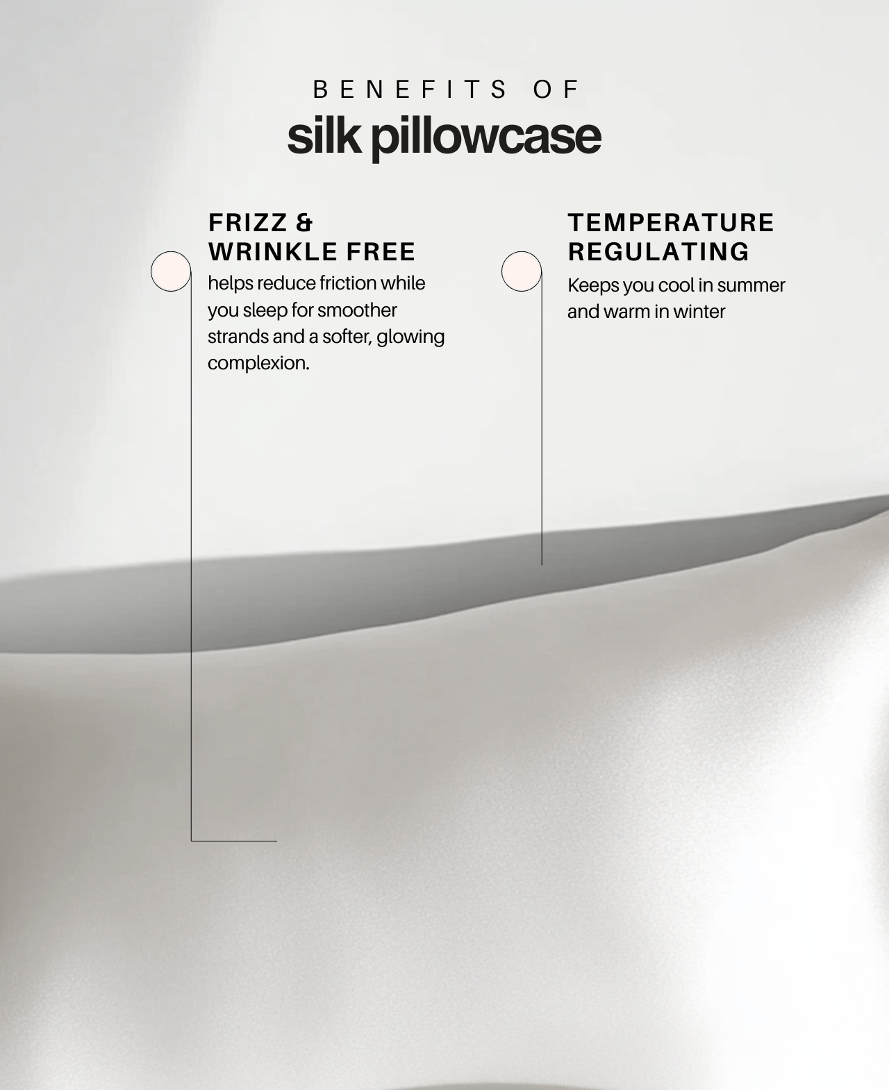 Champagne Queen Silk Pillowcase - Silknlove