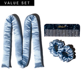 Silk Heatless Curler & Essential Comb Set