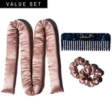 Silk Heatless Curler & Essential Comb Set