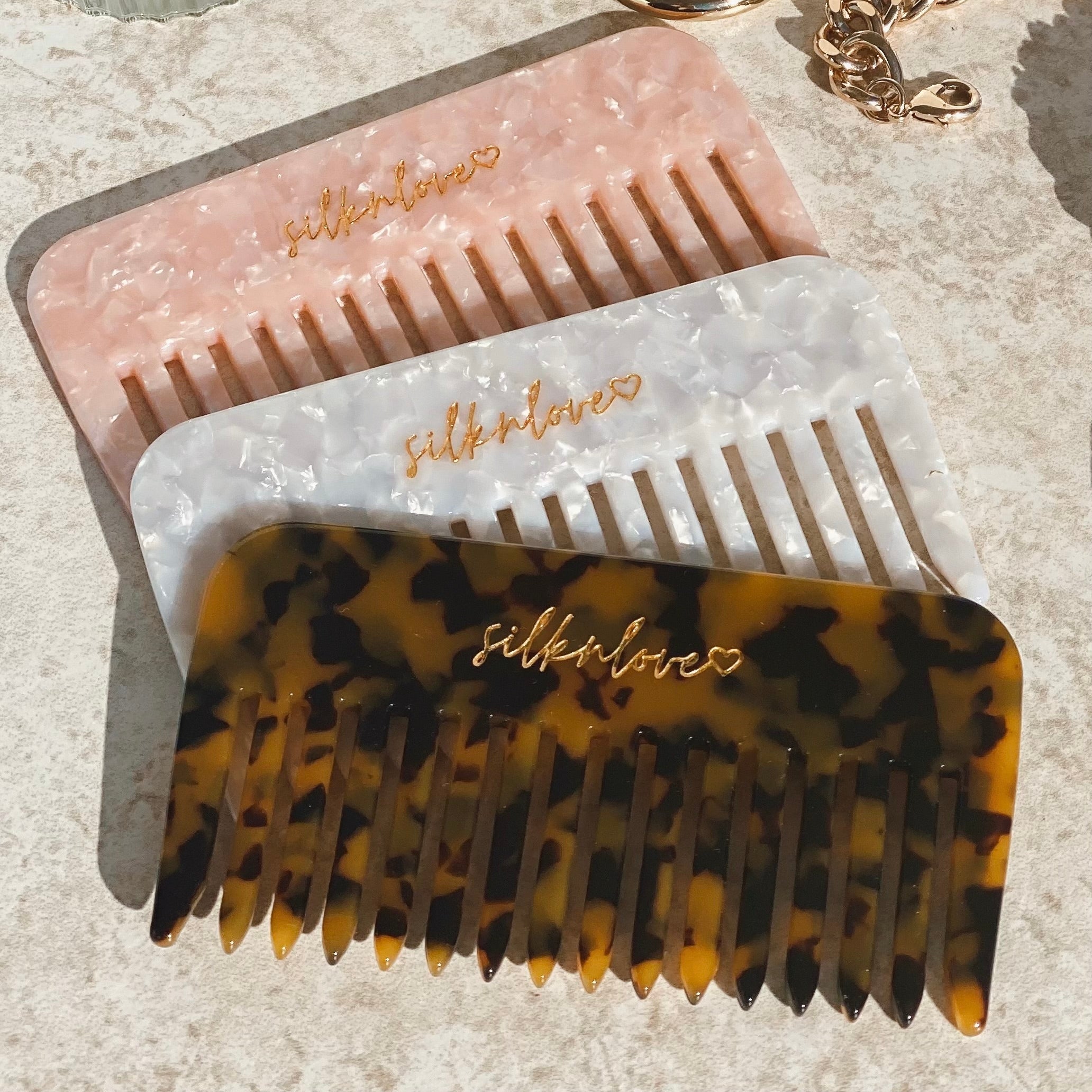 Silk Heatless Curler & Pocket Essential Comb Set - Silknlove