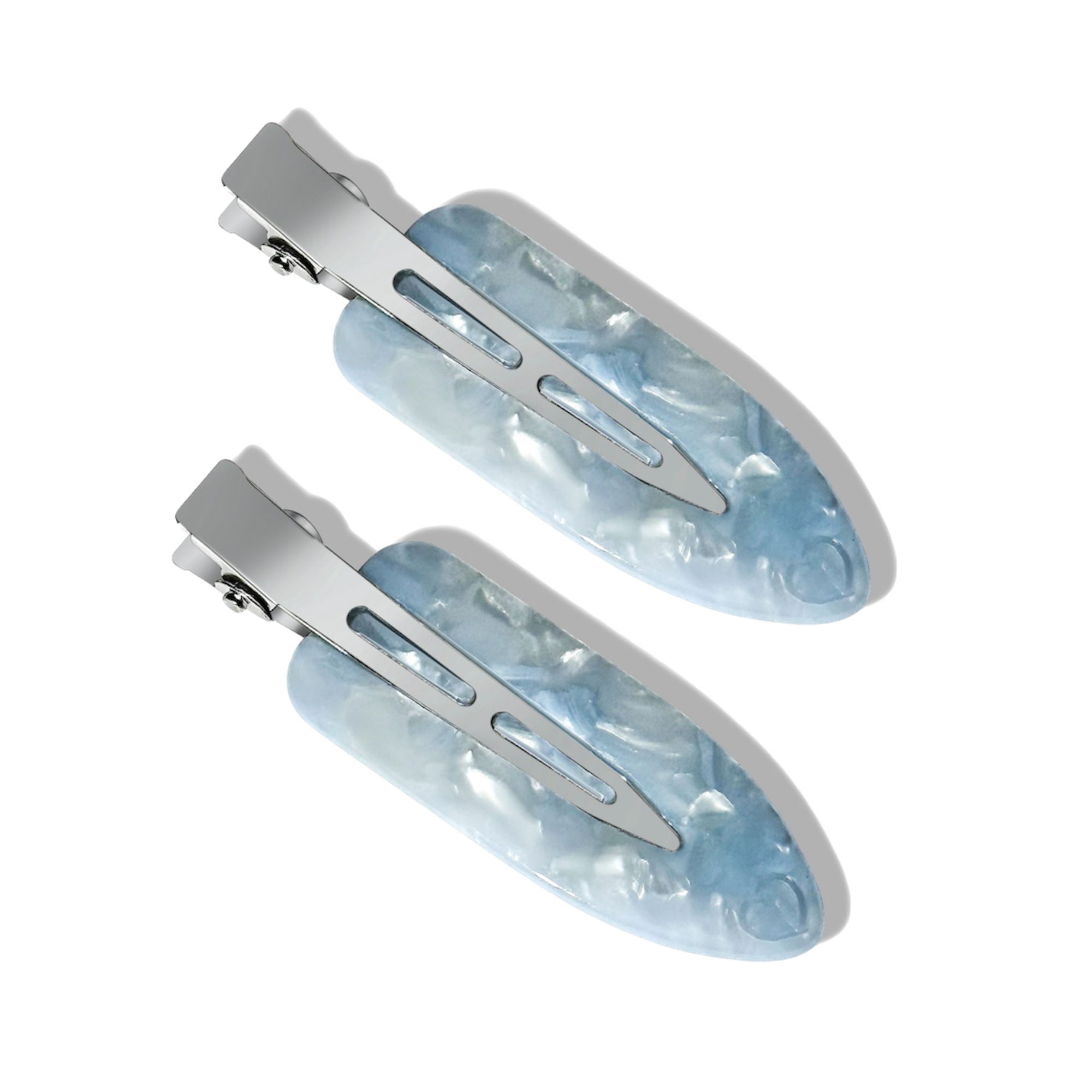 SIlknlove creaseless hair clips in blue color 