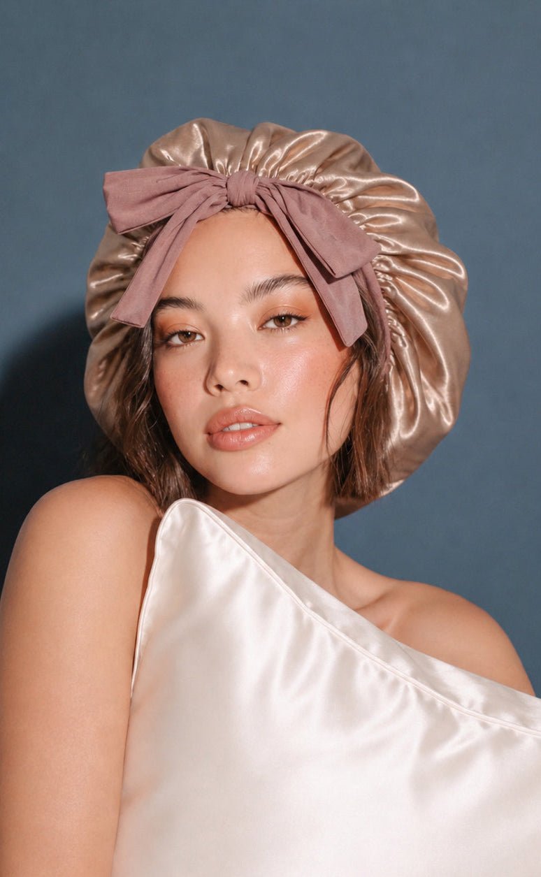 XL Reversible Silk Bonnet - Silknlove