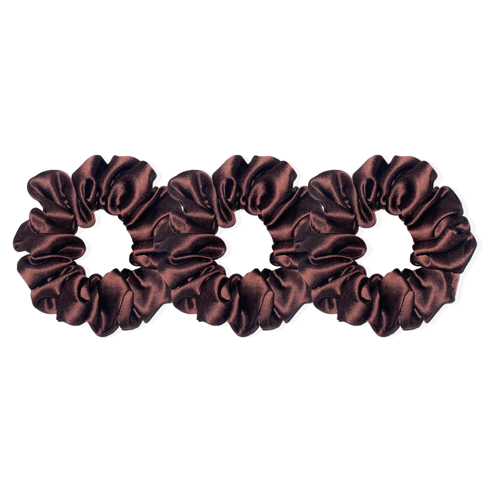 Brown Silk Scrunchie, midi scrunchies, slip midi scrunchies, slip silk midi scrunchies,best silk hair ties, mini silk scrunchies, pure silk scrunchie,  skinny scrunchies, 