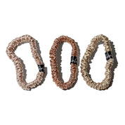 Neutral Skinny Silk Scrunchie Set - Silknlove