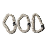 Oyster Skinny Scrunchie Set