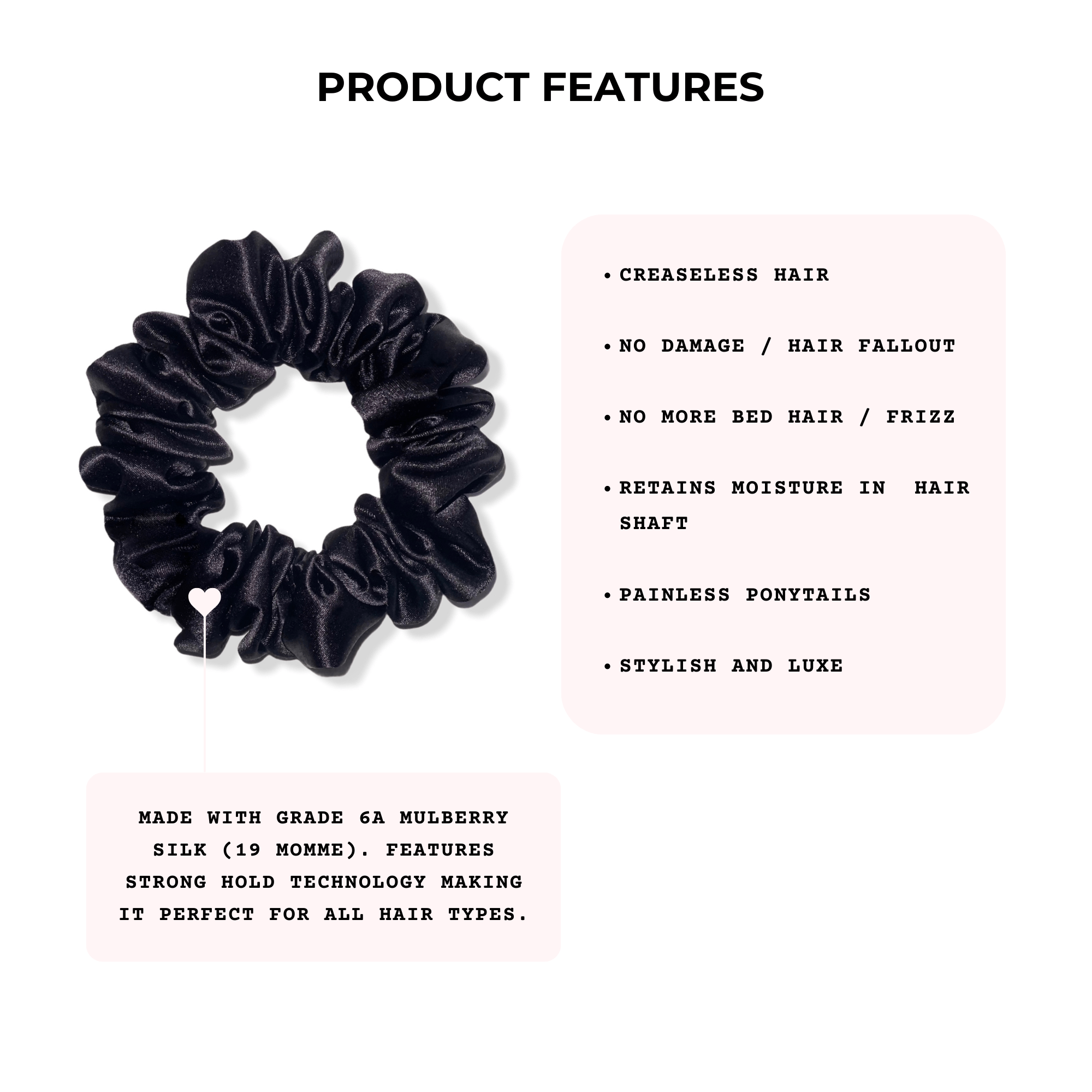 Rose Gold Leopard Midi Silk Scrunchie Set - Silknlove